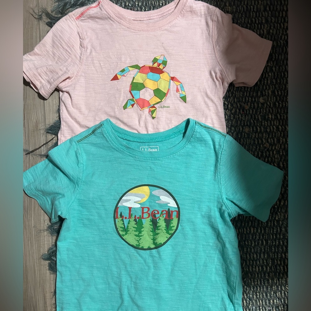 LL Bean t shirts size 4T - set of two